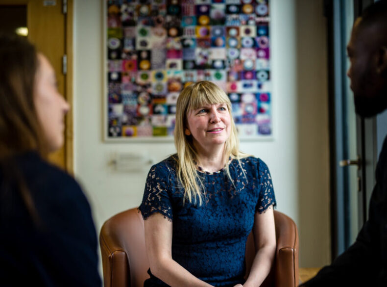 Dr Julia Kopeika with fertility patients